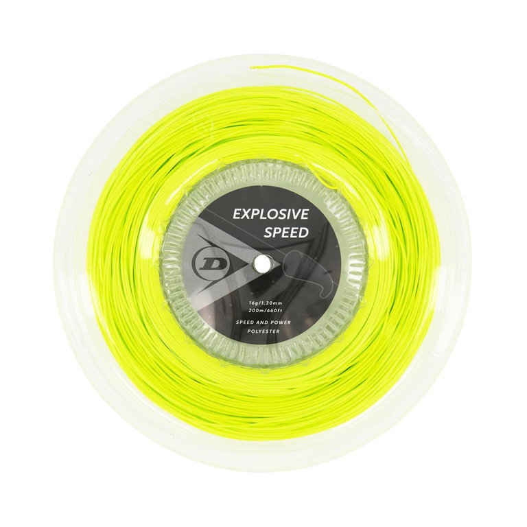 Dunlop Tennis String Explosive Speed (Durability+Power) yellow 200m Roll